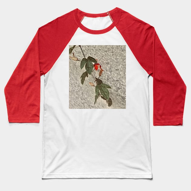 Passion flower Baseball T-Shirt by Miriam de la Paz